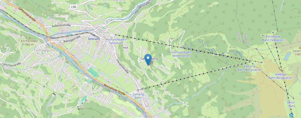 lageplan OSM kleines bergchalet